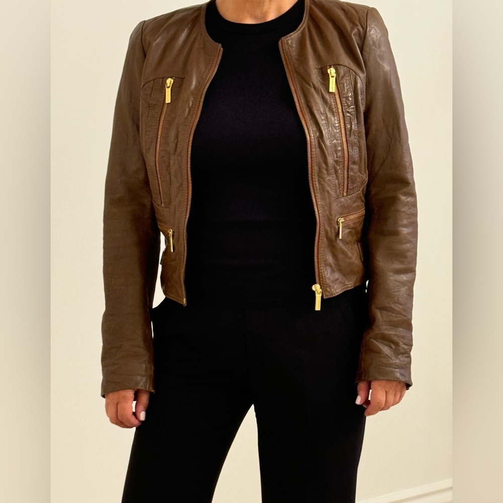 Michael Kors Leather Jacket